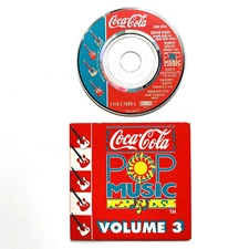 Coca-Cola Pop Music Mini CD Volume 3 vintage 1991 3 inch CD CK3054 Celine Dion