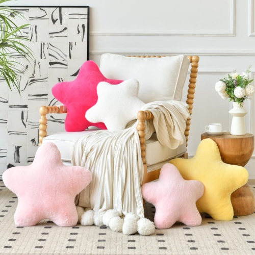 Star Pillow, Decorative Throw Pillows for Bed Couch, 15" Star Shaped Pillow Plus - Picture 3 of 12