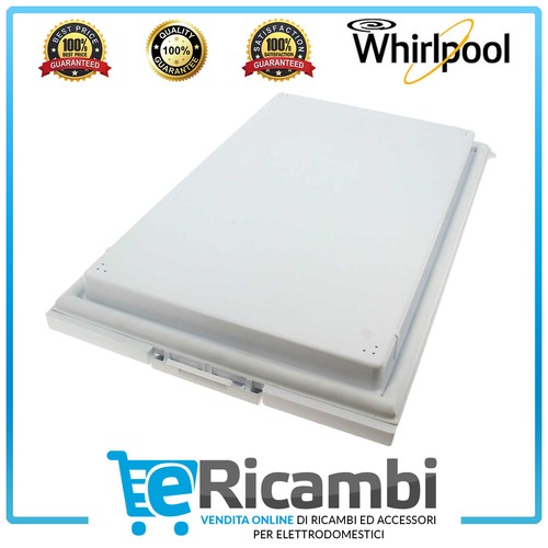 Sportello Porta Frigo Congelatore Whirlpool 47X28,8X4,5cm Originale 481244079243 - Foto 2 di 8