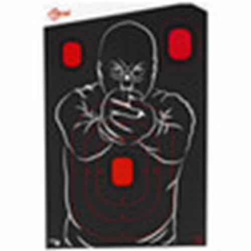Allen EZ AIM Splash Non-Adhesive Bad Guy Targets 12x18" 5 Pack Flaking Paper - Picture 2 of 2