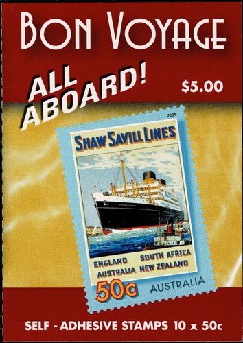 2004 Australia - Bon Voyage Booklet. Barcode 1 Philatelic.