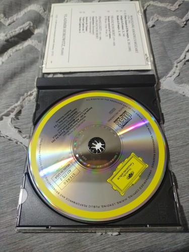 Horowitz At Home - Deutsche Grammophon (CD, 1989) Piano Mozart Liszt Schubert - Picture 4 of 4