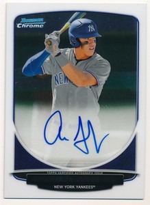 AARON-JUDGE-2013-BOWMAN-CHROME-RC-ROOKIE-ON-CARD-AUTOGRAPH-YANKEES-AUTO-SP-MINT
