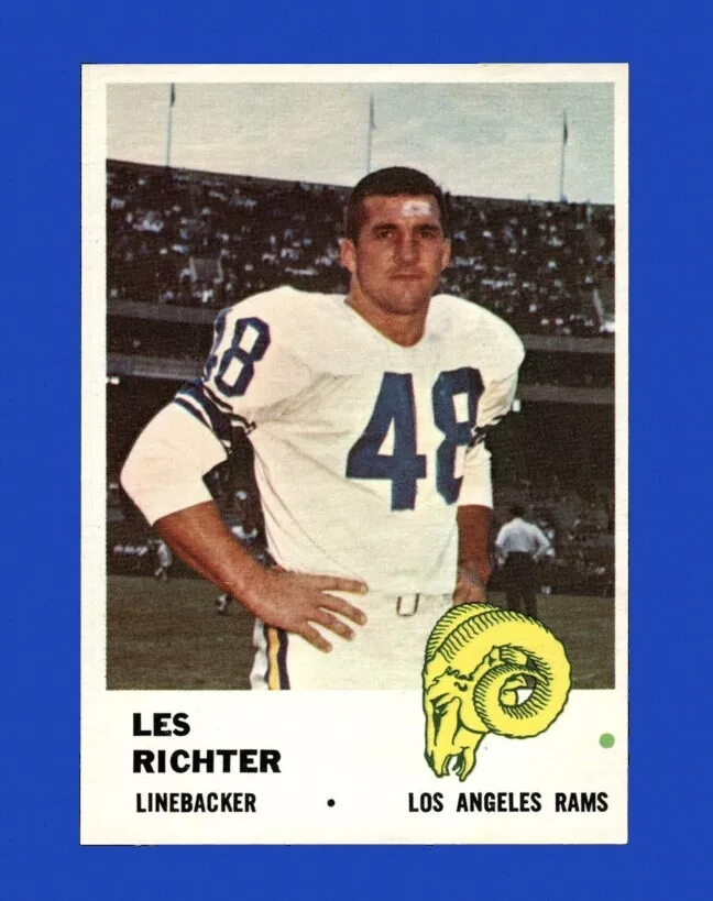 Les Richter trading card
