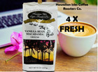 🌺4 Hawaiian Isles Coffee VANILLA BEAN MACADAMIA NUT Flavor 8oz Ground
