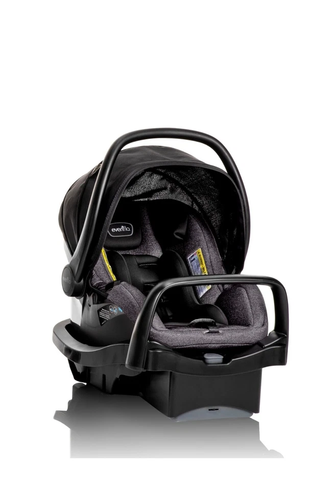 Sistema de viaje modular Evenflo Omni Plus con asiento infantil deportivo LiteMax orientado hacia atrás Foto 2 de 4