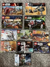 LOT of10 LEGO Star Wars Books Booklets INSTRUCTION Manuals ONLY 75099 9490 75075