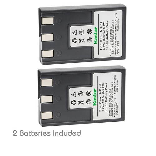 Kastar Replacement Battery for NB-1L NB-1LH CB-2L & Canon PowerShot S410 Camera - Picture 5 of 7