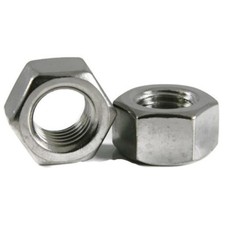 Stainless Steel Finished Hex Nut UNF 7/16-20, Qty 25