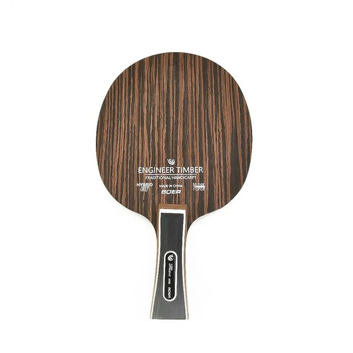 5 Layers Blade Paddle Ebony Wood Professional Long Handle Table Tennis Racket - Picture 9 of 15