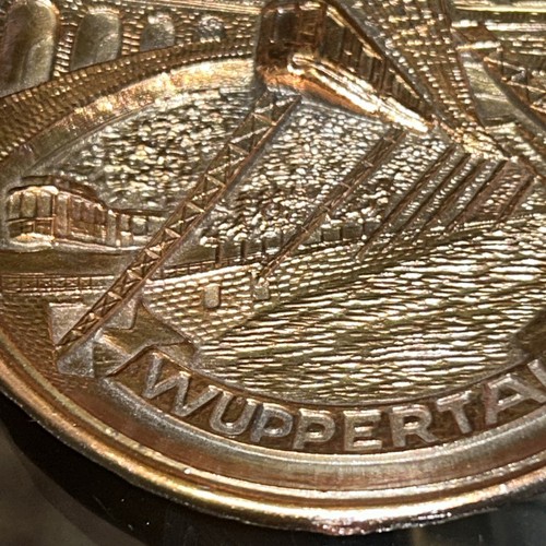 Wuppertal Souvenir Germany 3.5” Metal Plate - Picture 4 of 7