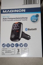 Maginon BHF-350 Auto-Freisprecheinrichtung FM-Transmitter Bluetooth® + SD Adapte