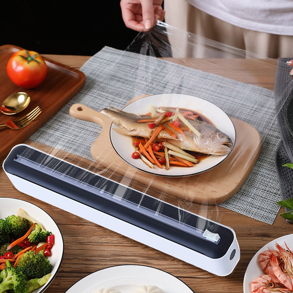 Kitchen Food Wrap Holder Wrap Dispenser Cling Film Dispenser Tin Foil