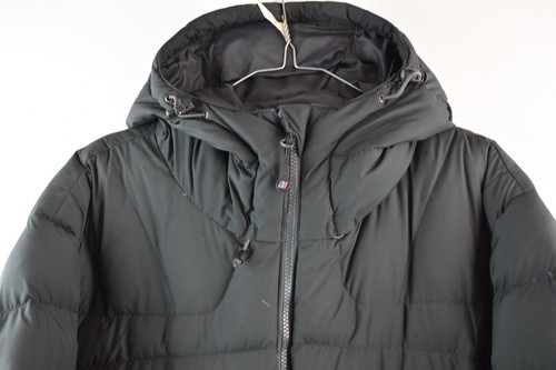 BERGHAUS piumino nero imbottito taglia XL uomo trapuntato imbottito con cappuccio casual - Foto 2 di 8