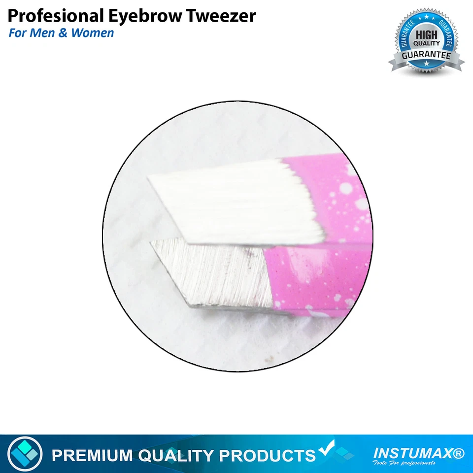 Профессиональный пинцет для бровей с косым наконечником | Точный пинцет для волос для мужчин и женщин - Изображение 4 из 4