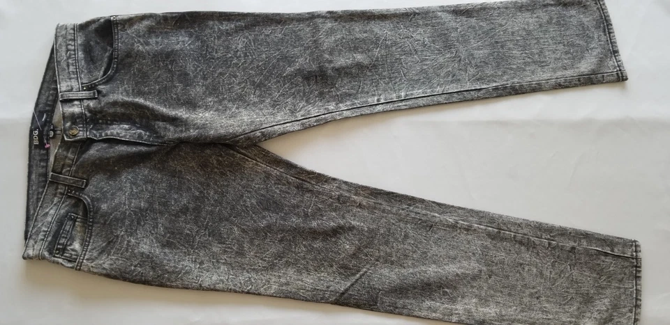 Jean de mezclilla de algodón BDG para hombre hecho a mano calce ajustado EE. UU. - 33x32 negro ceniza gris Foto 3 de 4