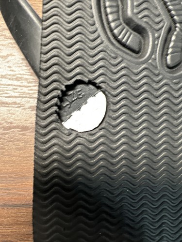 Polo Ralph Lauren Black/White Men's Bolt Flip Flops Size 9 - Picture 6 of 7