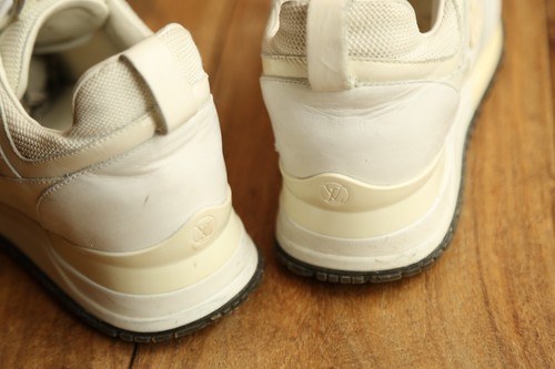 Louis Vuitton White Leather Shoes Trainers Sneakers Ladies UK 3 US 6 EU 36 - 第 7/11 張圖片