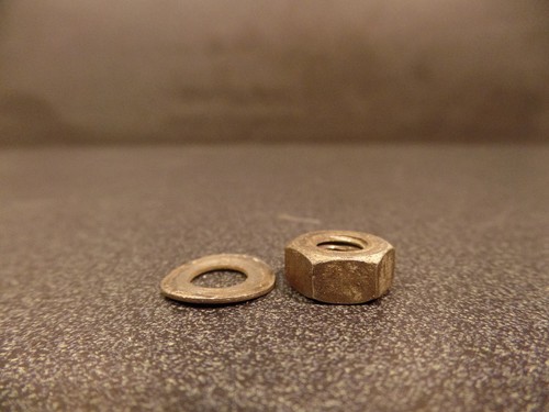 1964 64 BMW R50 R 50 R60 R 60 CLUTCH SIDE CARBURETOR CARB MOUNT NUT (A) - Picture 3 of 6