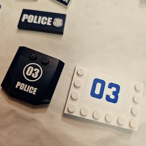 LEGO Policía Lote Mini Figuras de Acción Policías Policías Herramientas Piezas del Cuerpo Misceláneas - Imagen 6 de 12