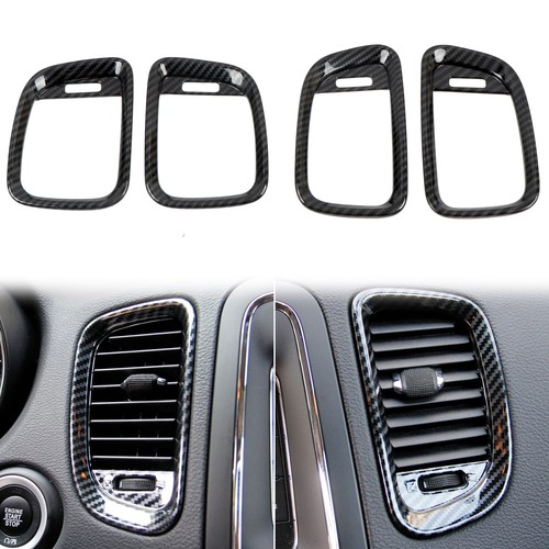 ABS Carbon Fiber Interior Accessories Kit Cover Trim For Dodge Durango 2011-2020 - Picture 4 of 10