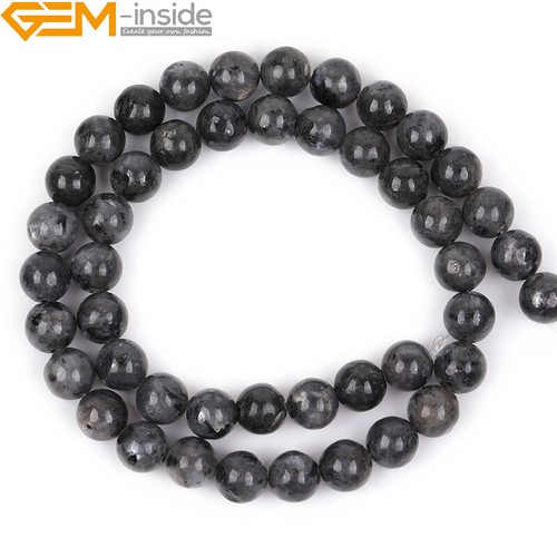 15" Natural Round Gemstone Beads Wholesale 6mm 8mm 10mm Spacer Lot Jewellery - Picture 278 of 385