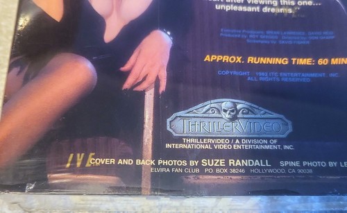 Guardian of the Abyss Elvira Bondage CVR Betamax NOT VHS 1982 SEALED W/WATERMARK - Picture 5 of 7