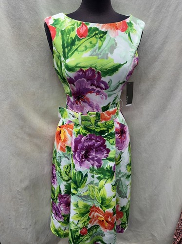 DONNA RICCO DRESS/SIZE 10/NEW WITH TAG/RETAIL$149/LINED