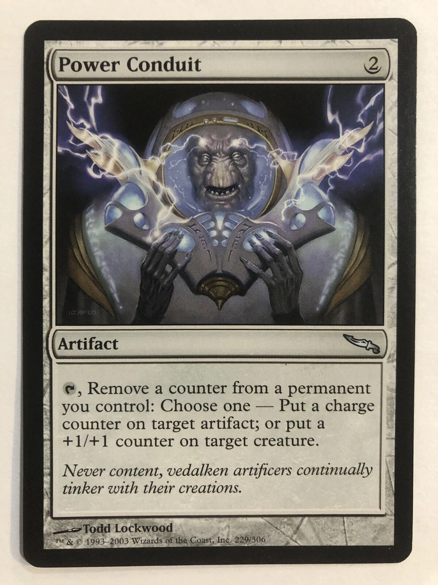 POWER CONDUIT - MTG Mirrodin - UNCOMMON - Artifact - Lightly Played