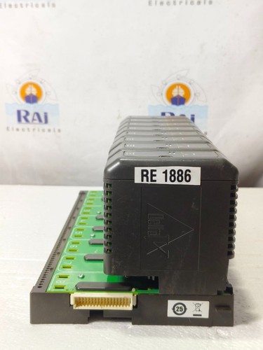 MODULO DIN EMERSON 8x KJ3203X1-BA1 CON BASE MODULO PLC KJ4001X1-BE1 FULL RACK - Foto 9 di 9