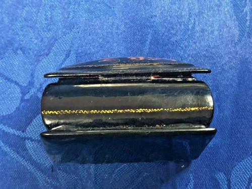 Russian Paleh Lacquer Box "Troyka" Hinged Box - Picture 5 of 6