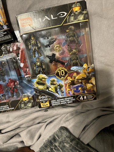 MEGA Construx Halo LOT Action Figures- BREACHER EXOSUIT & UNSC MARINE DEFENSE - Picture 8 of 14