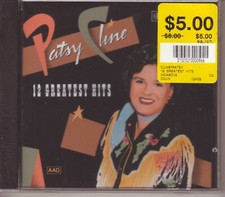 PATSY CLINE 12 Greatest Hits new sealed 1990's Decca/MCA Canada MCABD-12 reissue