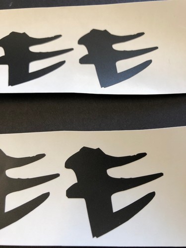 Calcomanía adhesiva Yamaha Banshee negra mate calcomanías de vinilo pegatinas ATV parachoques ventana - Imagen 2 de 5