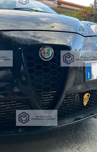 Griglia Scudo A Nido D'Ape Per Alfa Romeo Mito 2008-2015 griglia anteriore - Foto 2 di 7