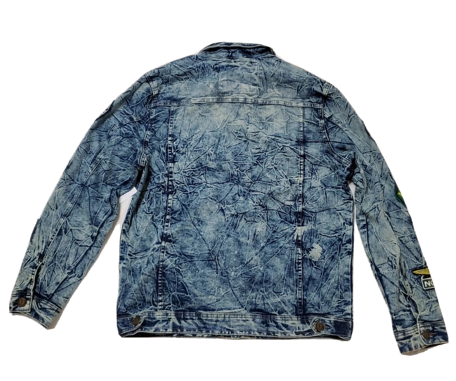 Reason Clothing Denim Jacket Distressed NWT Retail: 99$ Size XL | eBay
