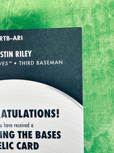 Austin Riley (MEM) /50 2024 Topps Series 2 - Rounding the Bases Relics #RTB-ARI - Picture 8 of 11