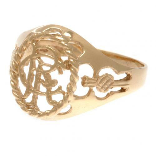 Rangers F.C. 9ct gold Crest Ring Medium Rangers F.C. 9ct gold Crest Ring Medium
