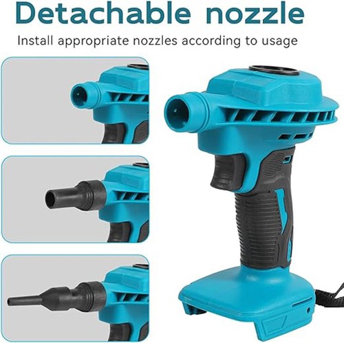 Für Makita 18V Akku Luftpumpe Staubgebläse Bläser Staubbläser Air Duster DHL - Afbeelding 7 van 17