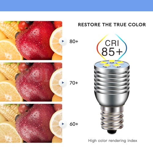 Ruiandsion E12 Light bulb Screw Led 220V Pendant Lampblack Lamp 150lm 2W 5 color - Picture 5 of 8