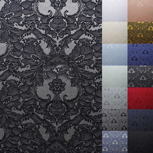 Jacquard Stoff Polyester Baumwolle geprägt Polyester Baumwolle Pagode Vintage - Bild 14 von 36