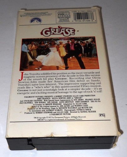 Lot (8) Travolta Ford Hanks Leading Men VHS Tapes:Grease Air Force One Sleepless - Picture 13 of 24