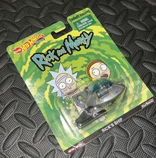 Hot Wheels Real Rider 1:64 Adult Swim Rick & Morty Rick's Ship - RDY2SHIP
