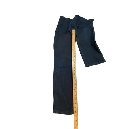 Jeans Chico's Pull On Cintura Elástica Demin con Bolsillos Frontales Imitados Talla 1 - Imagen 7 de 12