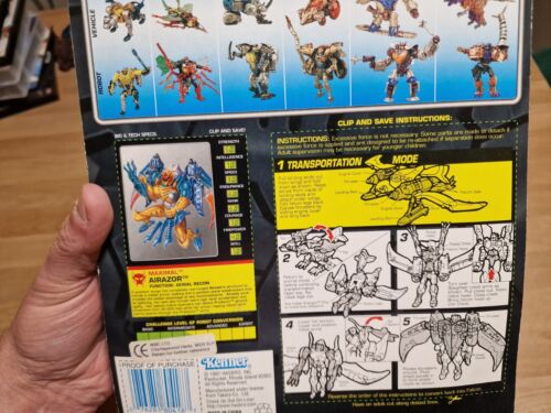 1997 Hasbro / Kenner - Transformers Beast Wars - Deluxe Transmetals - Airazor - Picture 5 of 11