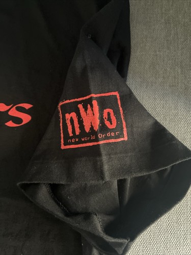 The Outsiders NWO VINTAGE Nash & Hall Wolfpack WCW Grail! Sz 2XL OG! New Defect - Picture 5 of 11