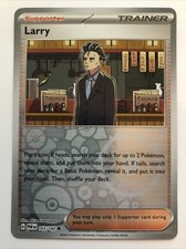 Pokémon TCG Paradox Rift Larry Reverse Holofoil 165/182 NM