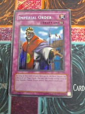 Yu-Gi-Oh! Imperial Order PSV-104 Secret Rare OG Unlimited Moderately Played