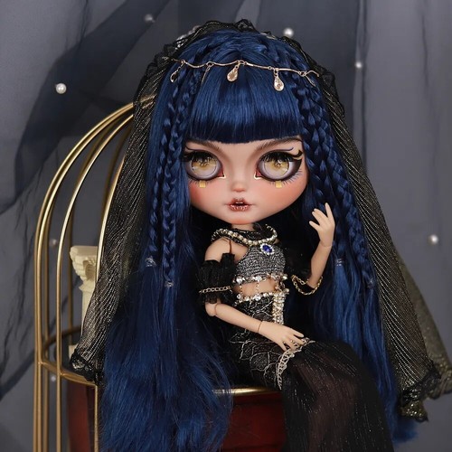 1/6 Muñeca Maquillaje Piel Bronceada Cara Esmerilada Dormir Ojos Pestañas Largas Muñeca Conjunto Completo EE. UU. - Imagen 3 de 8