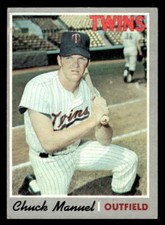 1970 Topps #194 Chuck Manuel VGEX *TedsCardShack*